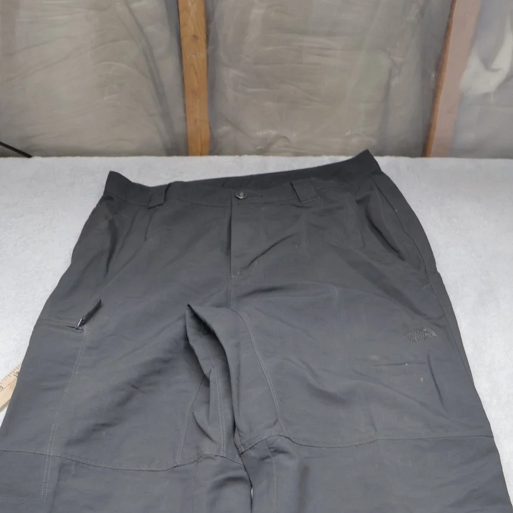 North Face Pants Mens‎ 34 Short Black Straight Lightweight Hiking Outdoor 33x31